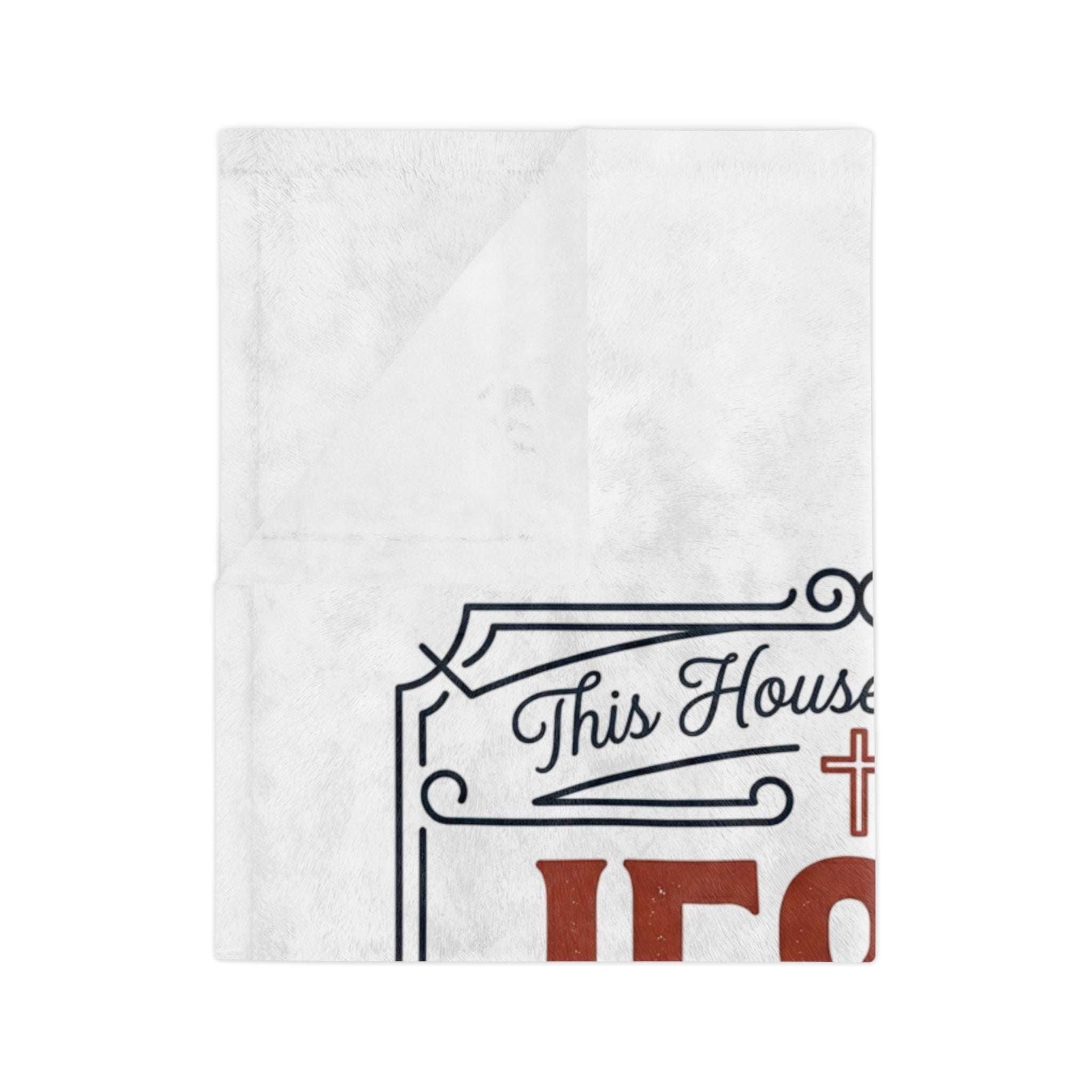"This House Runs On Jesus" Blanket