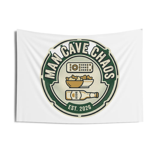 Man Cave Chaos Tapestry