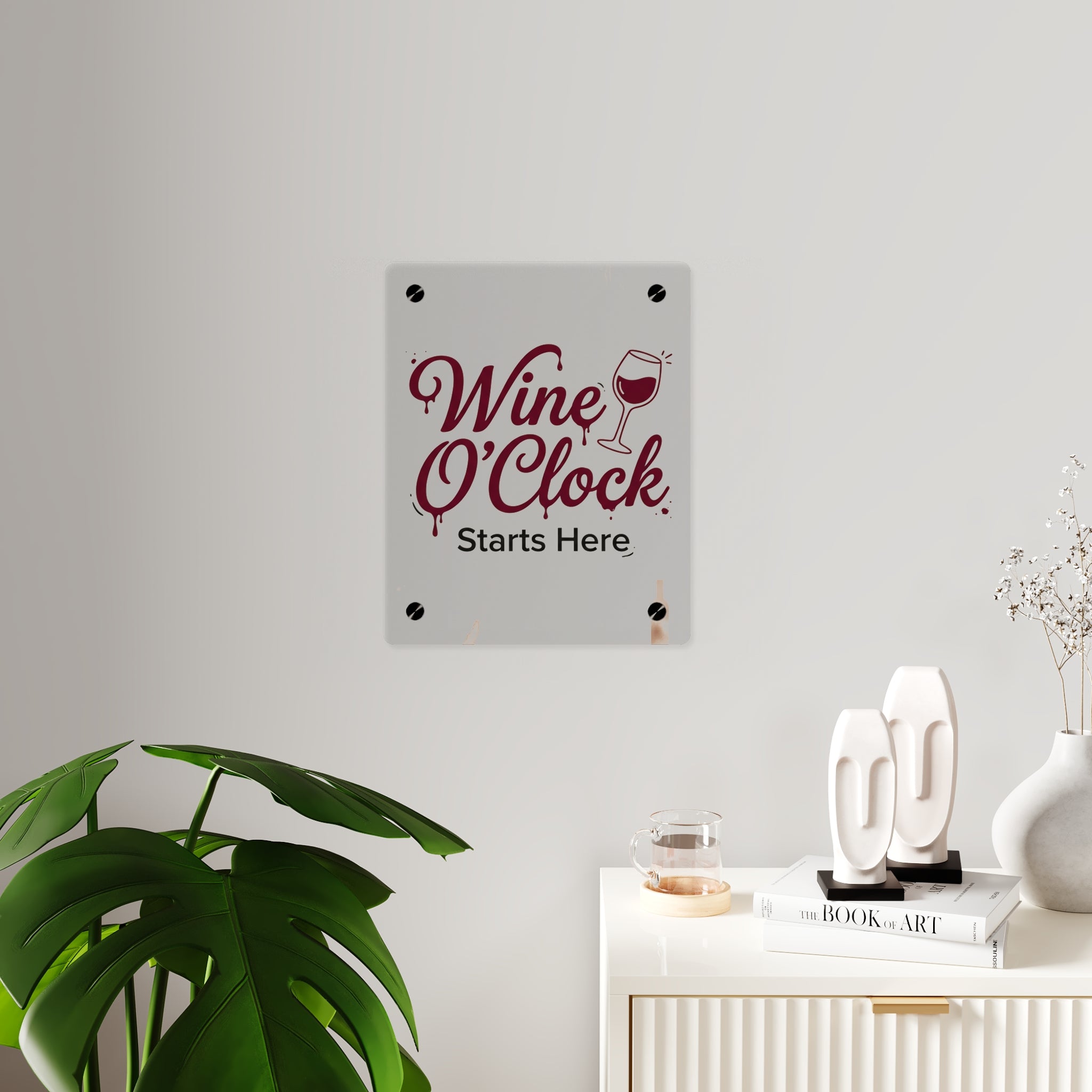 WineOClock Acrylic Sign