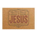 "This House Runs On Jesus" Welcome Mat