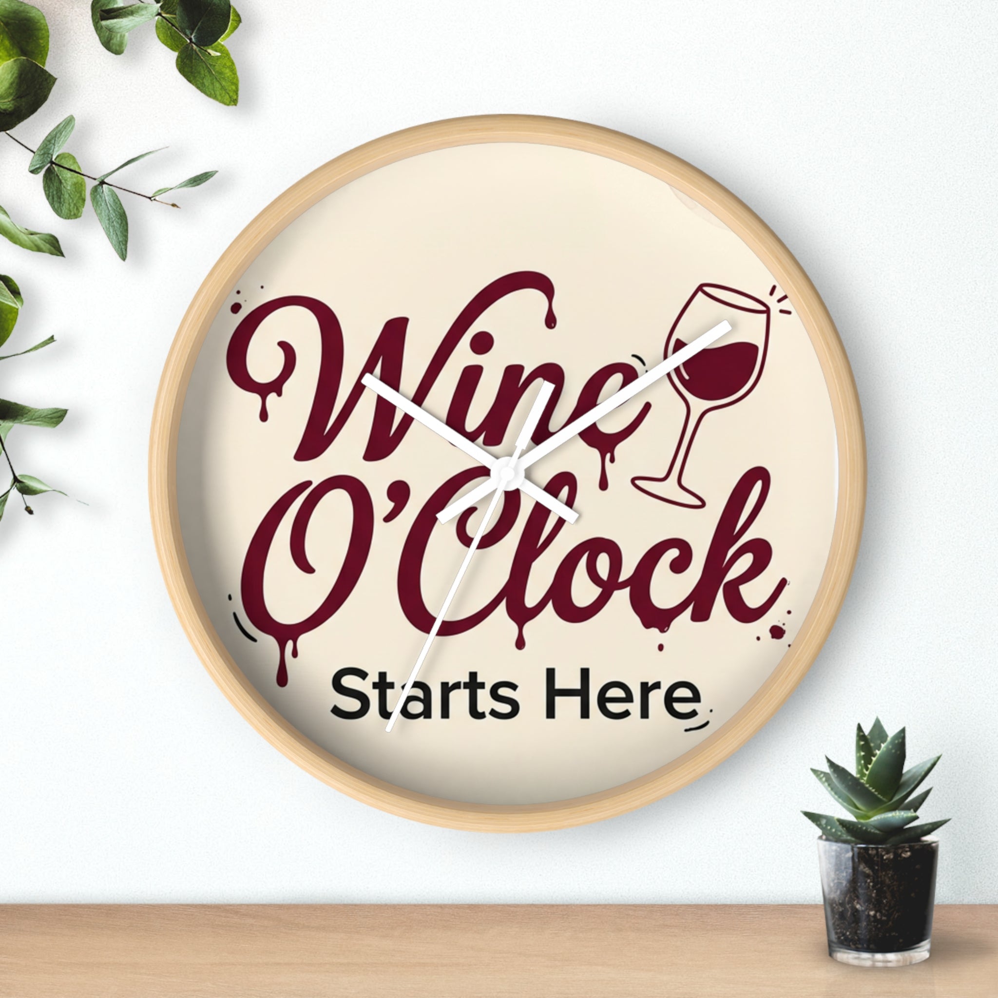 WineOClock Wall Clock