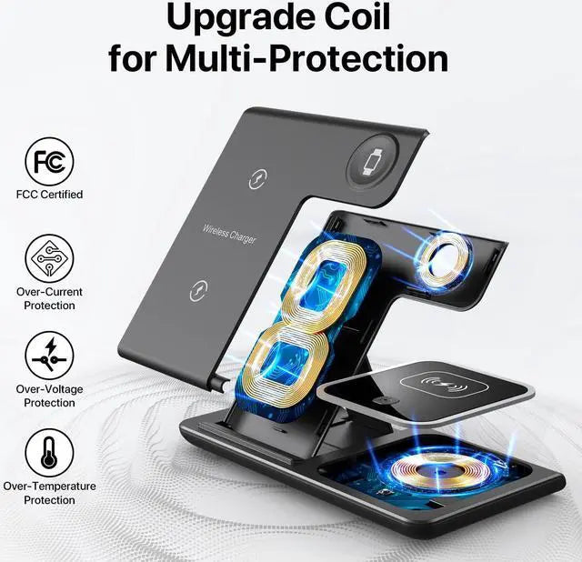 Fold & Charge 3-in-1 Station