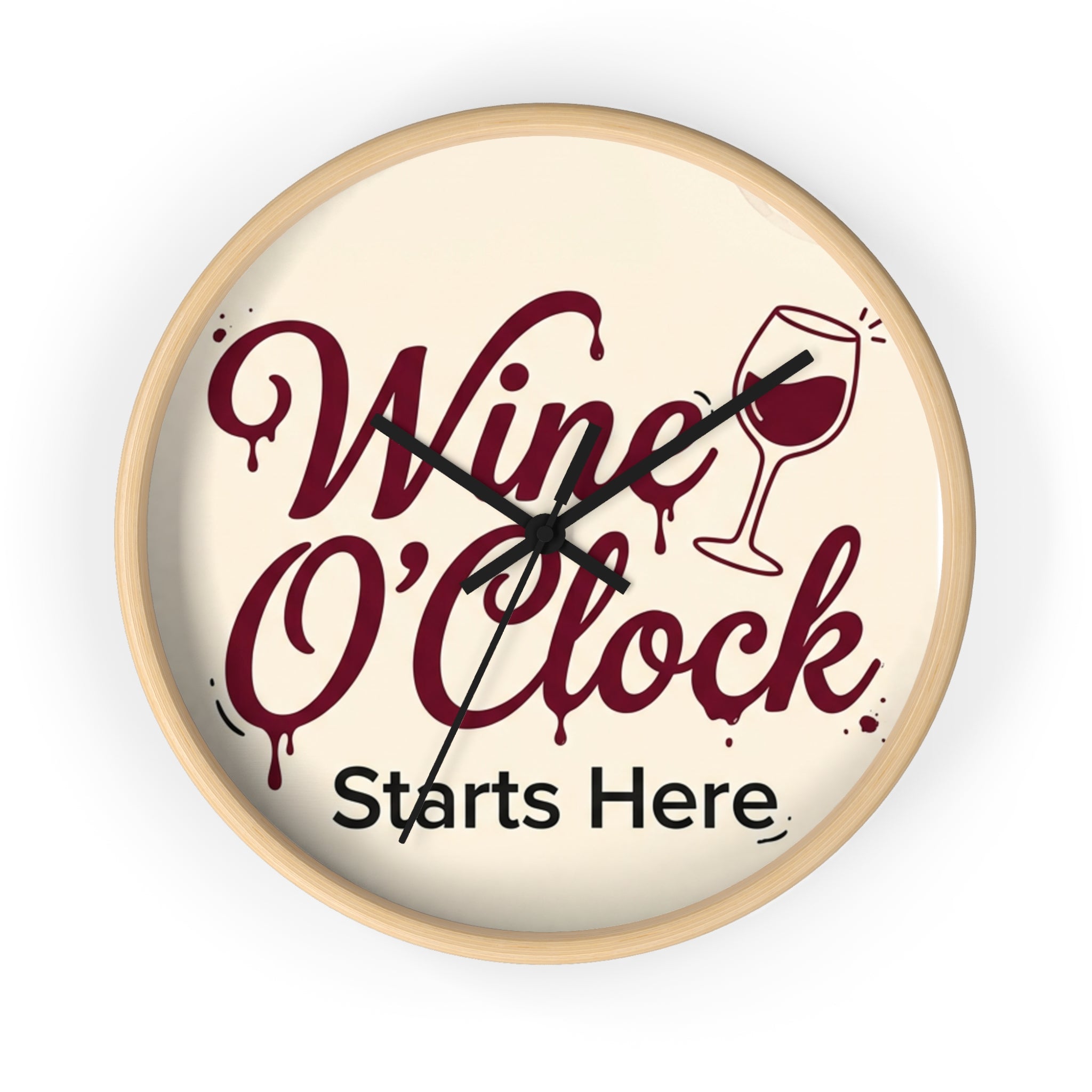 WineOClock Wall Clock