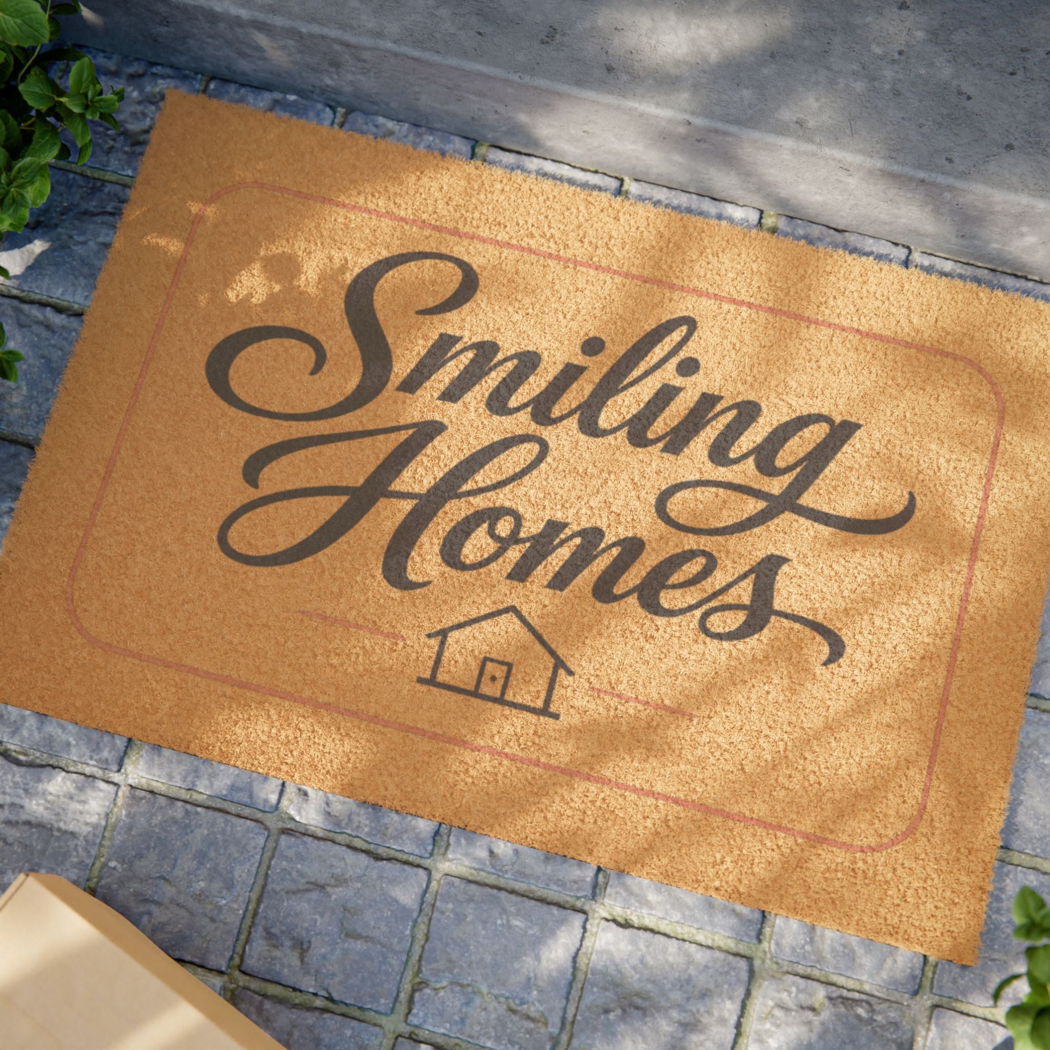 'Smiling Homes' Welcome Mat