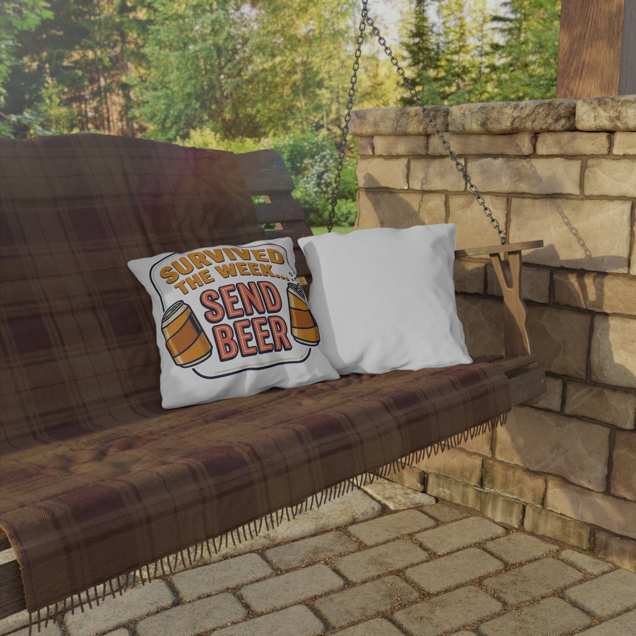 “Survived the Week... Send Beer" Pillow