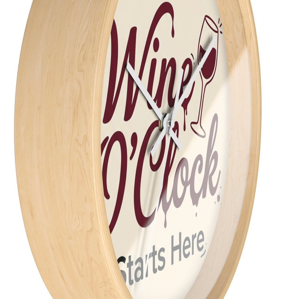 WineOClock Wall Clock