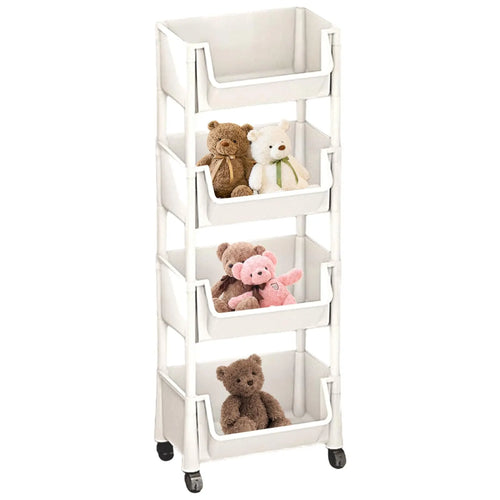 5-Tier Rolling Storage Cart - Smiling Homes