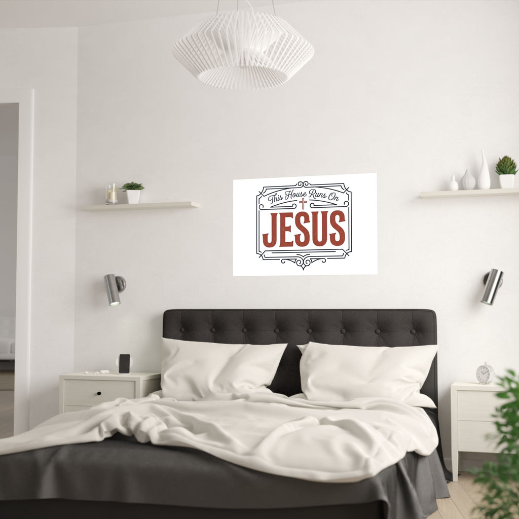 This House Runs on Jesus Poster