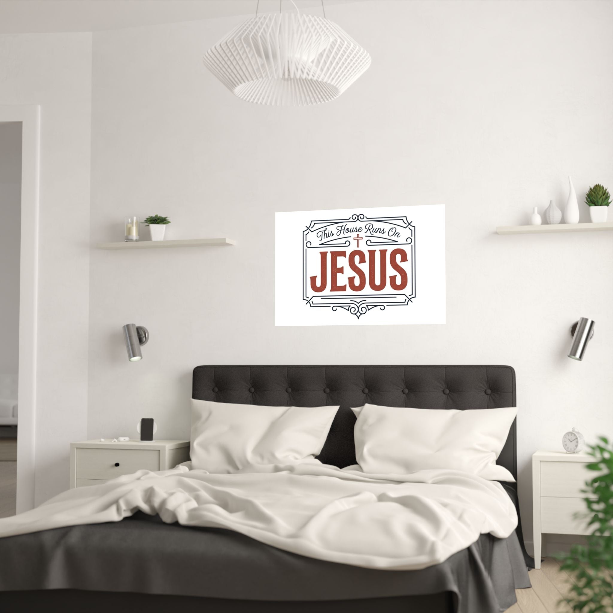 This House Runs on Jesus Poster