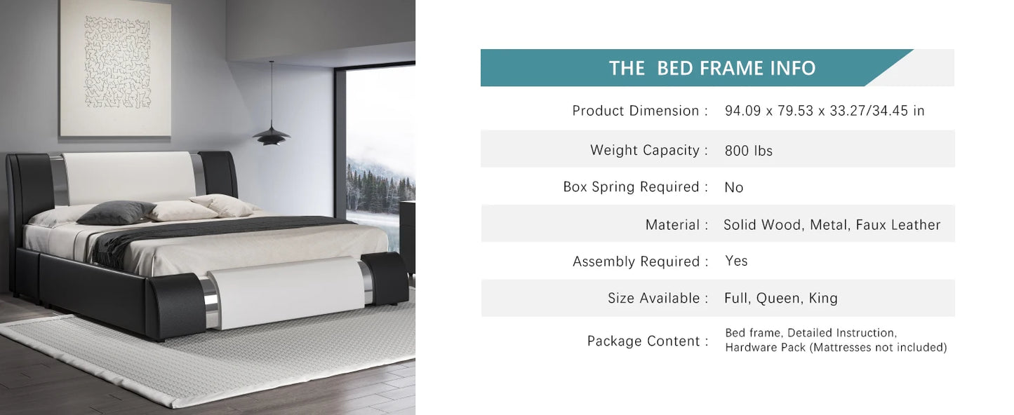 Hoomic ModernNest Bedframe