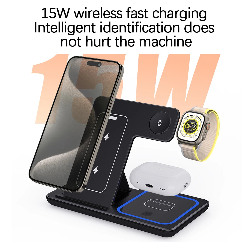 Fold & Charge 3-in-1 Station