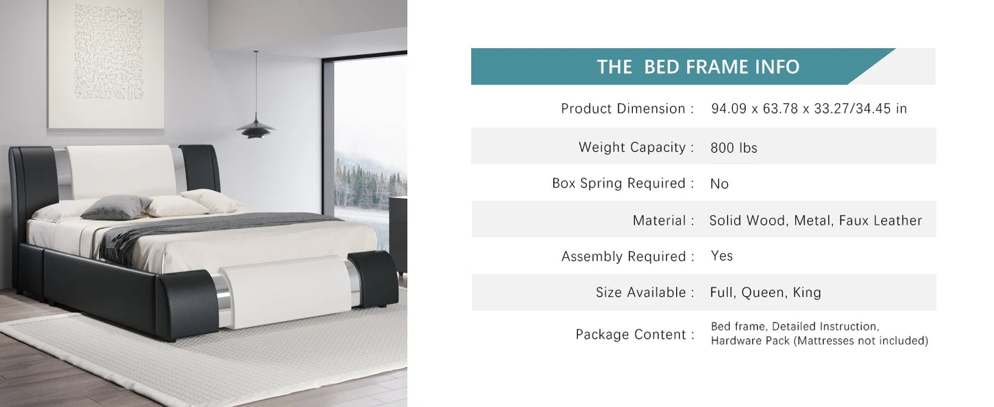 Hoomic ModernNest Bedframe