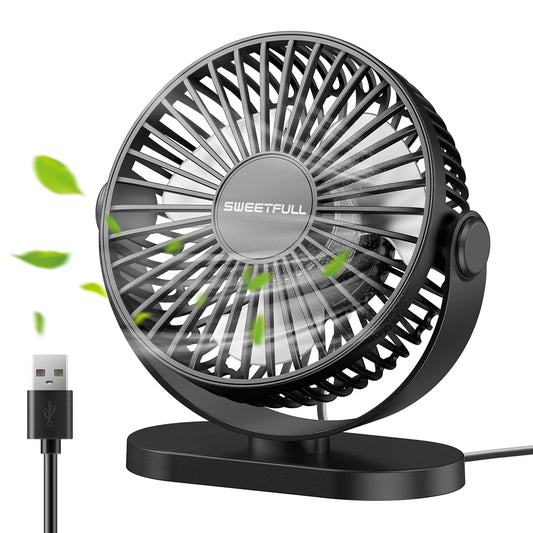Sweetfull BreezeFlow Whisper Desk Cooler