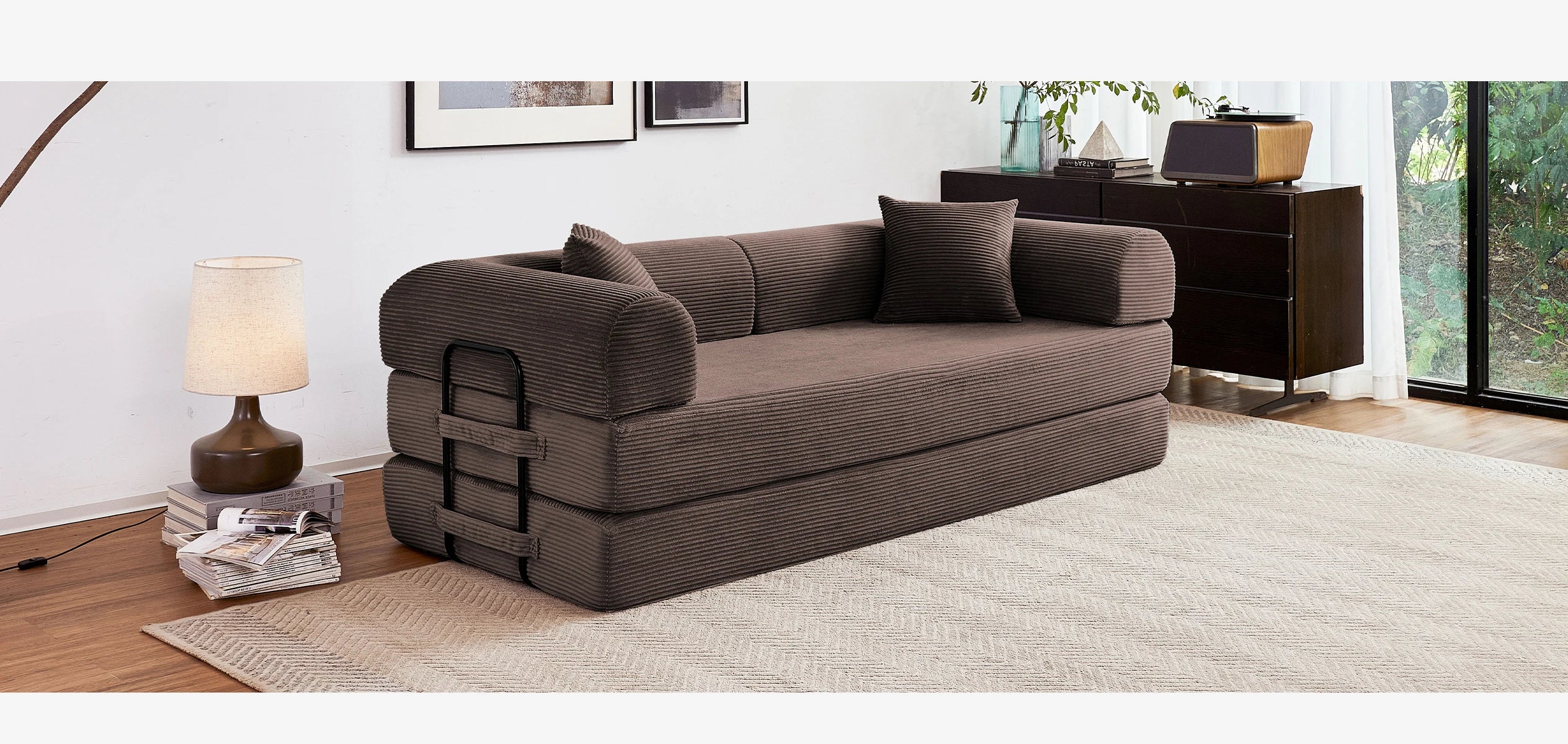 CozyFlex Boneless Couch - Smiling Homes