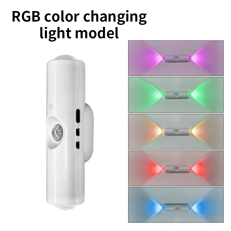 Aura Glow Motion Sensor Light, Rechargeable Magnetic LED for Cabinets, Stairs & Hallways