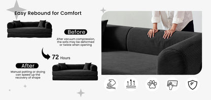 CozyFlex Boneless Couch