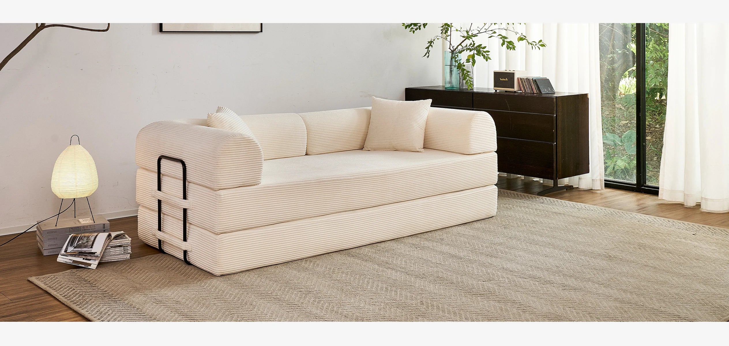 CozyFlex Boneless Couch - Smiling Homes