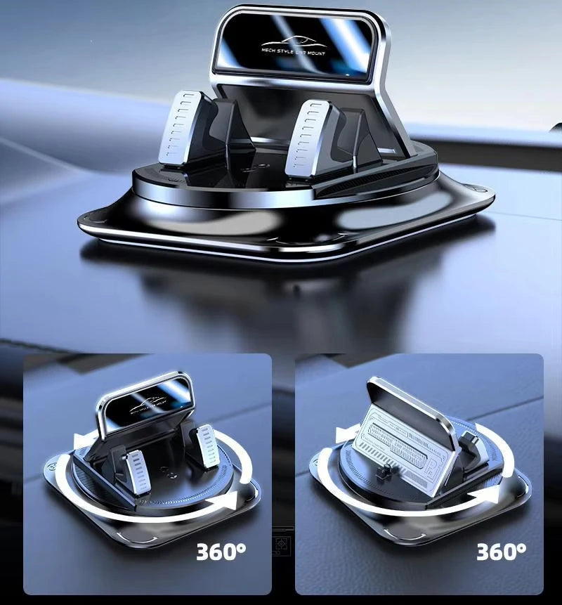 AeroMount 360° Rotatable Car Phone Holder – Universal Dashboard