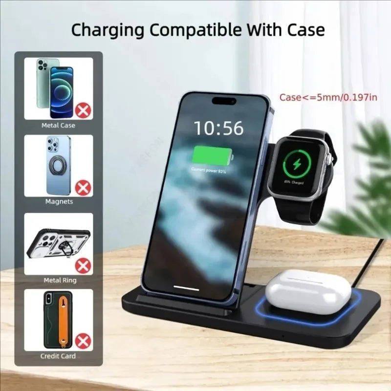 Fold & Charge 3-in-1 Station