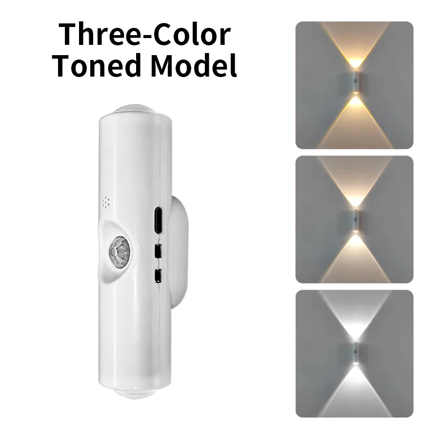 Aura Glow Motion Sensor Light, Rechargeable Magnetic LED for Cabinets, Stairs & Hallways