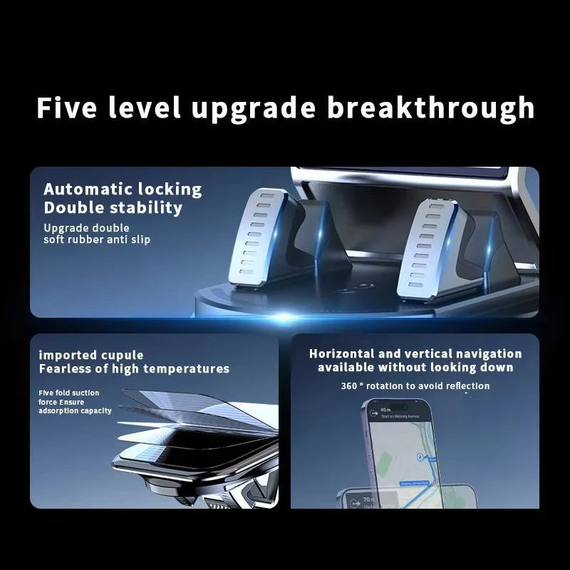 AeroMount 360° Rotatable Car Phone Holder – Universal Dashboard