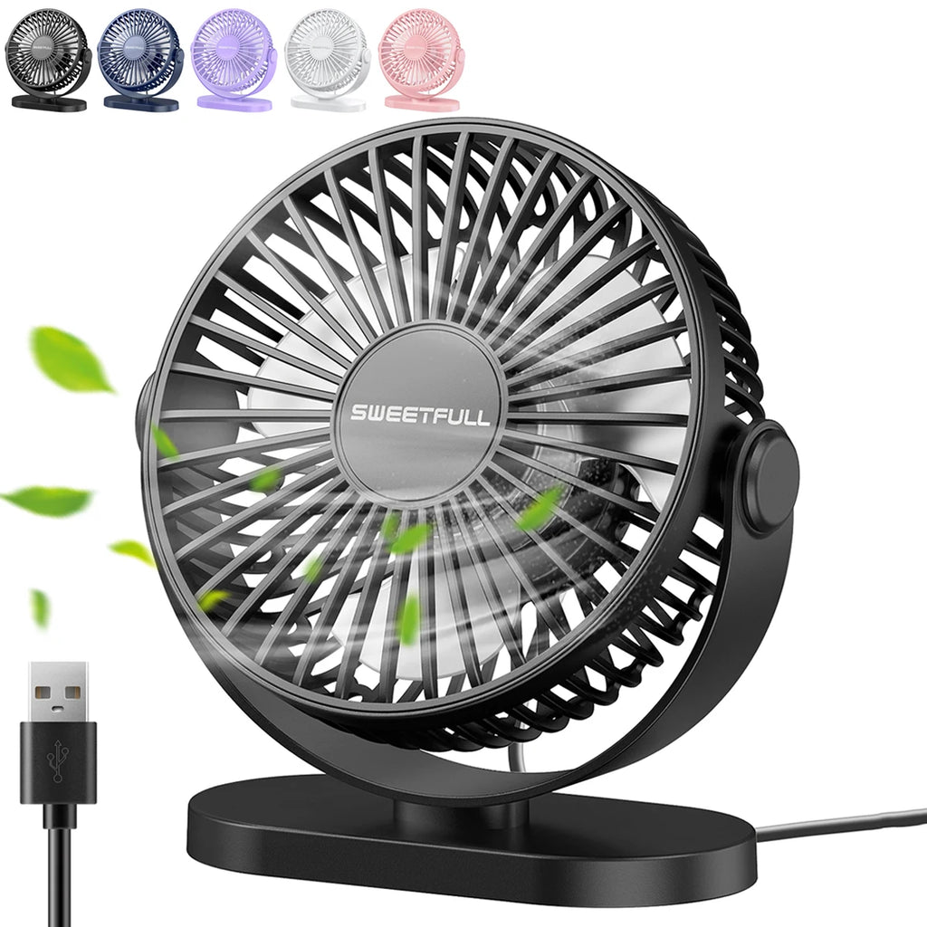 Sweetfull BreezeFlow Whisper Desk Cooler