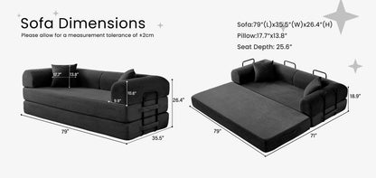 CozyFlex Boneless Couch